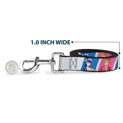 Dog Leash - The Apothecary Diaries Gyokuyo and Lihua Pose Blocks White/Pink/Blue