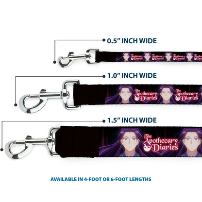 Dog Leash - THE APOTHECARY DIARIES Jinshi Pose and Title Logo Black