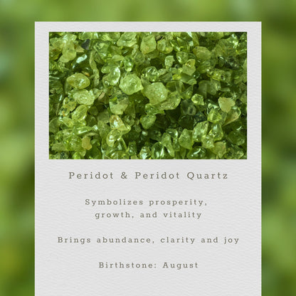 The Airie Earring - Peridot Quartz Gold