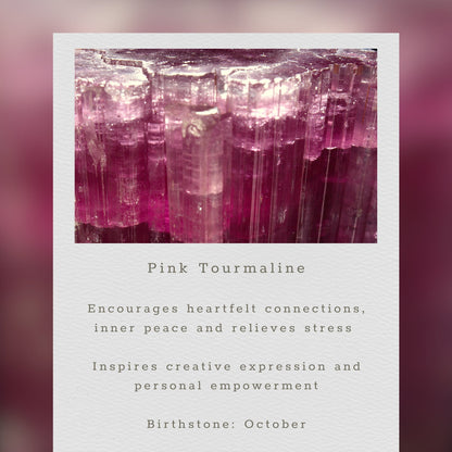 Pink Tourmaline Solara Necklace