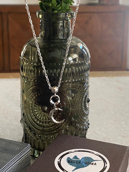 TINY MOON NECKLACE