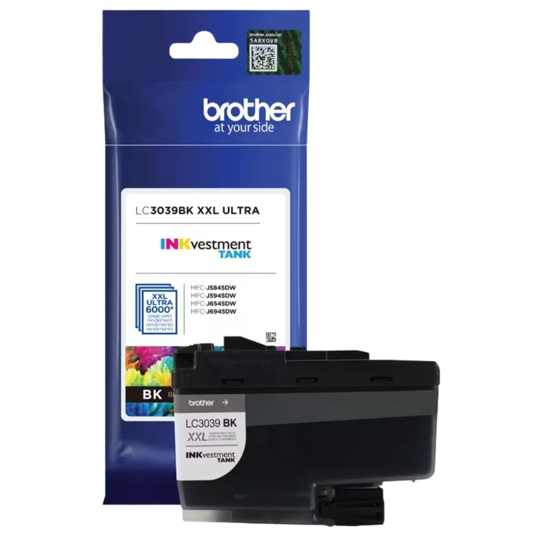 New, Pre-Owned - Brother LC3039 Ultra High Yield Black Ink Cartridge, LC3039BK