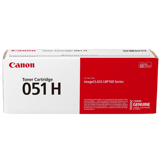 New, Pre-Owned - Canon 051H High-Yield Black Toner Cartridge, 2169C001