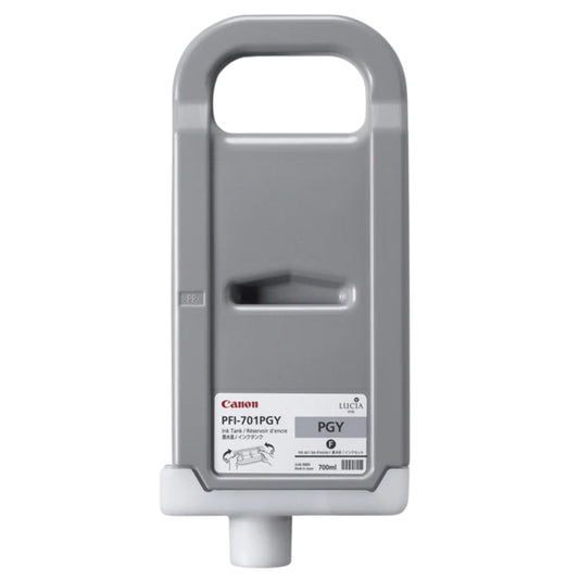 New, Pre-Owned - Canon 700ml PFI-701 Photo Gray High-Yield Ink Cartridge, 0910B001AA