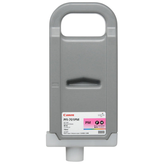 New, Pre-Owned - Canon 700ml PFI-701 Photo Magenta High-Yield Ink Cartridge, 0905B001AA