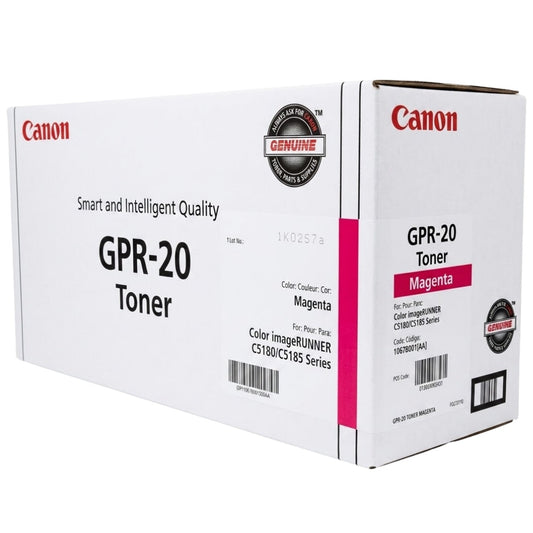 New, Pre-Owned - Canon GPR-20 Magenta Toner Cartridge, 1067B001