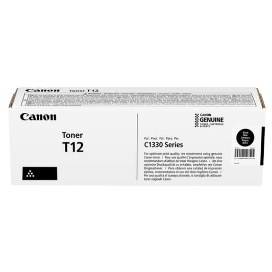 New, Pre-Owned - Canon T12 Standard Yield Black Toner Cartridge, 5098C006