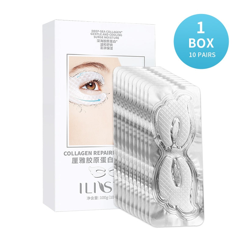 Collagen Eye Mask - Say Goodbye to Wrinkles, Crow's Feet, and Dark Circles!
