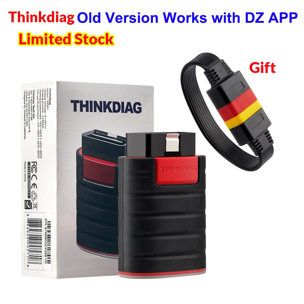 THINKCAR Thinkdiag Old version V1.23.004 OBD2 Scanner Full system Diagnose ecu coding All software 1-year free update