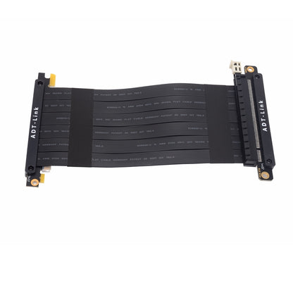 185mm PCIe 16x Riser Cable, PCI Express 3.0 x16 Riser Dual Reverse, Flexible High-Speed GPU Extender For ITX A4 Mini Chassis
