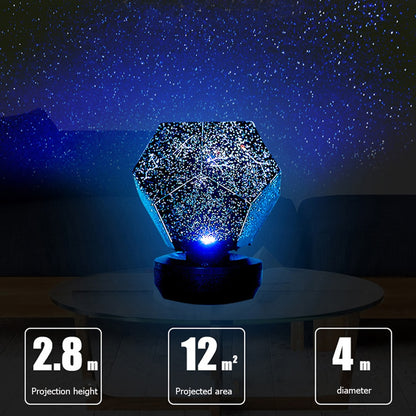 Rechargeable Galaxy Light Projector: Starry Nightlights for Bedroom Decoration, Christmas Gift, and Children's Night Light