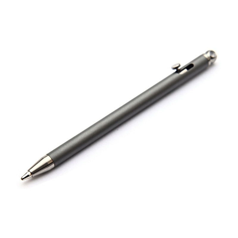 Mini Titanium Pen Portable Ball Point Pens EDC Gadget Outdoor Travel Kit Equipment Personality Creative Signature Pen