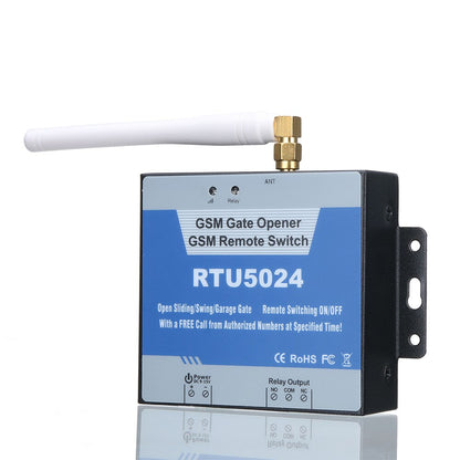 RTU5024 GSM Gate Opener Relay Switch Wireless Remote Control Door Access Door Opener Free Call 850/900/1800/1900MHz