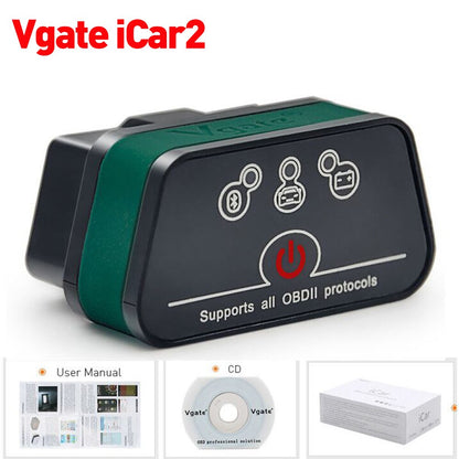 Vgate Icar2 Bluetooth WiFi ELM327 V2.1 Code Reader OBD2 Scanner ELM 327 icar 2 Diagnostic Tool For ios/Android/PC Torque OBDII