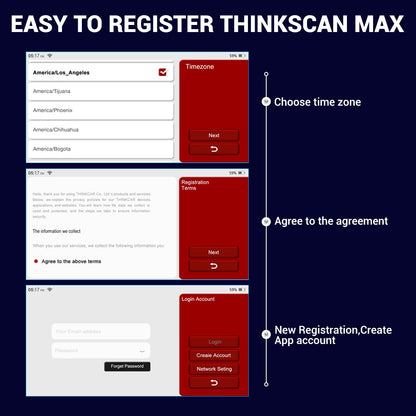 THINKCAR ThinkScan Max Automotive Diagnostic Tools Full system OBD2 Scanner AF DPF IMMO 28 Reset ECU Coding PK ThinkTool