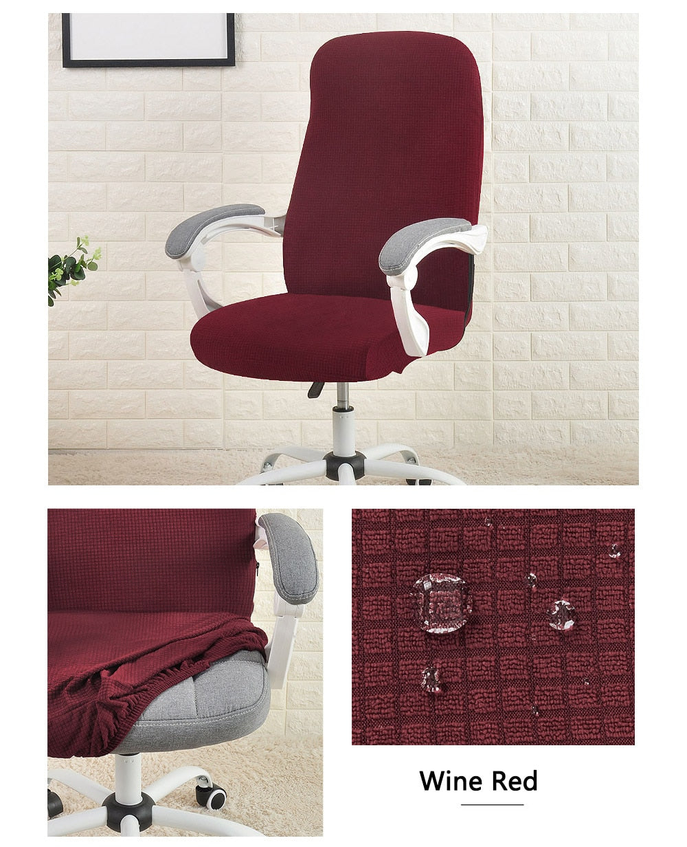 Water-Resistant Jacquard Office Chair Cover - Transform Your Office Chair with Style and Comfort!