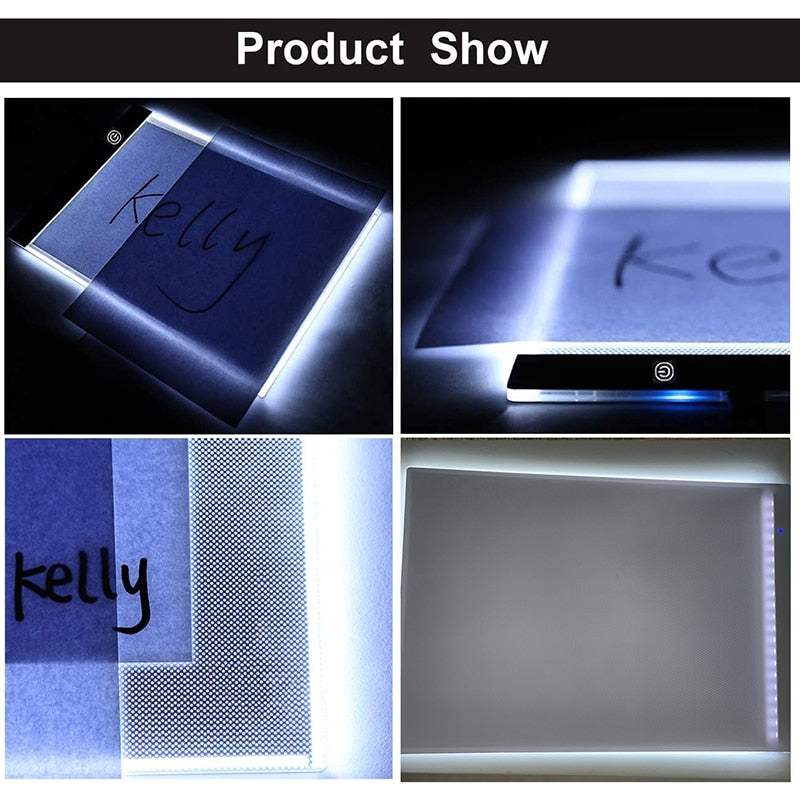 LED Light Pad for Diamond Painting - USB Powered Digital Graphics Tablet and Drawing Board for Art and Painting