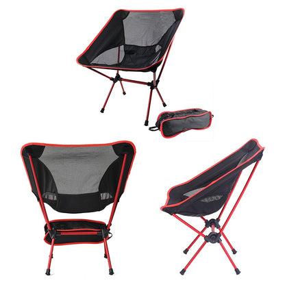 Portable Folding Moon Chair: Detachable, Lightweight Outdoor Camping Chair for Beach, Fishing, Travel, Hiking, and Picnic