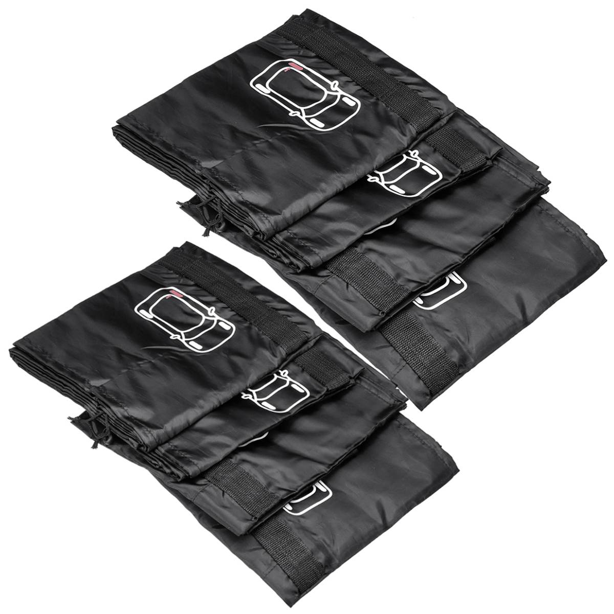 1/2/4pcs Universal Car Spare Tire Covers Case Tires Storage Bags Auto Wheel Tires Storage Bags Tyre Waterproof Polyester Bag