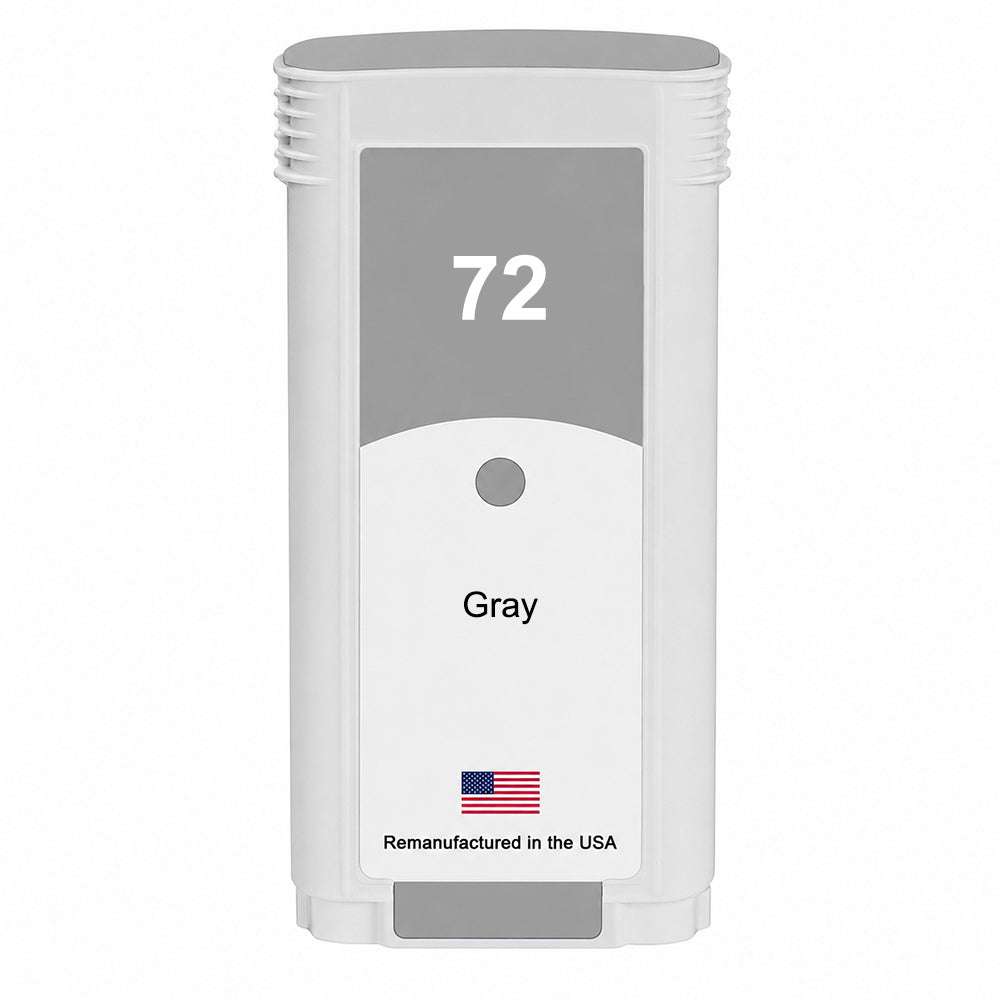U.S. Remanufactured for HP 72 130-ml (C9374A) Gray Ink Cartridge