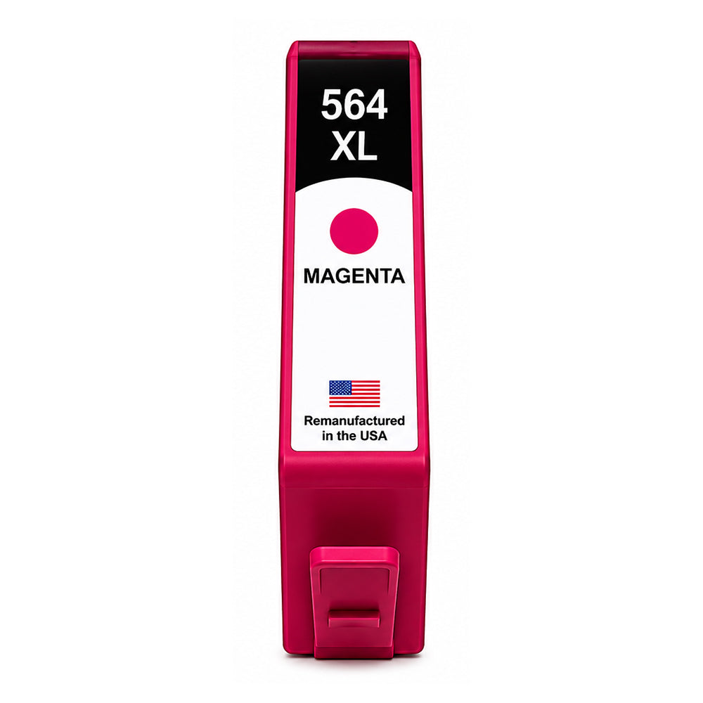 U.S. Remanufactured for HP 564XL (CB324WN) Magenta Ink Cartridge