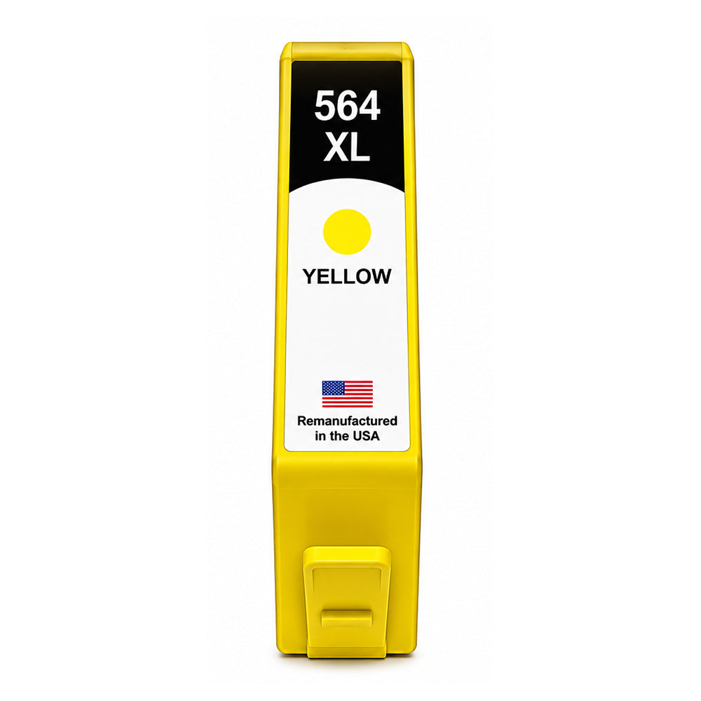 U.S. Remanufactured for HP 564XL (CB325WN) Yellow Ink Cartridge