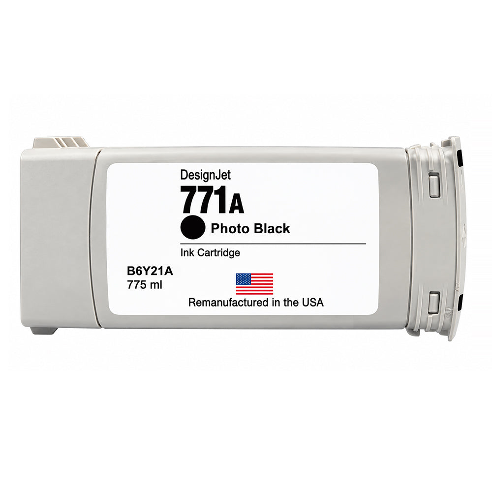 U.S. Remanufactured for HP 771 775ml (B6Y21A) Photo Black Ink Cartridge