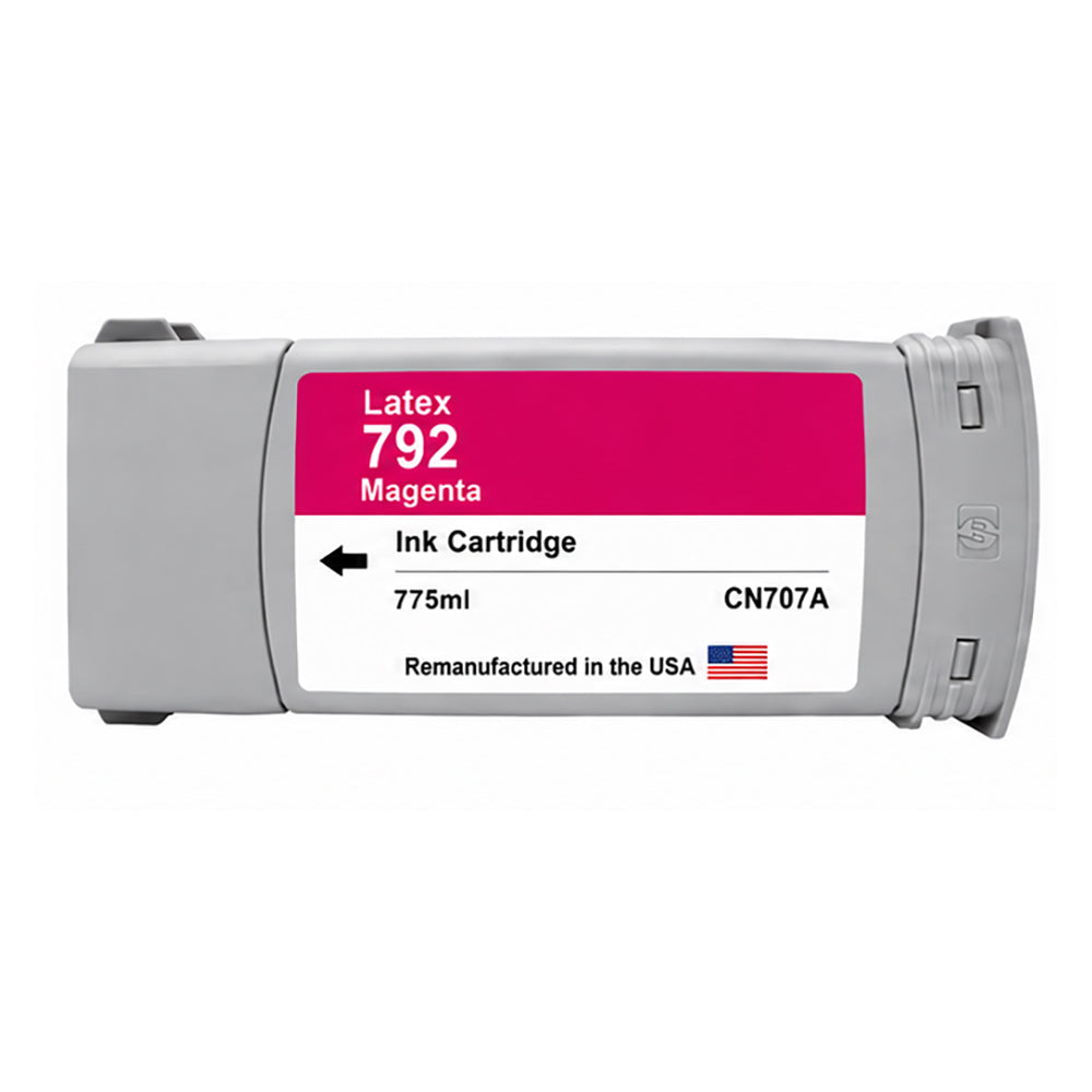 U.S. Remanufactured for HP 792 775ml (CN707A) Magenta Ink Cartridge