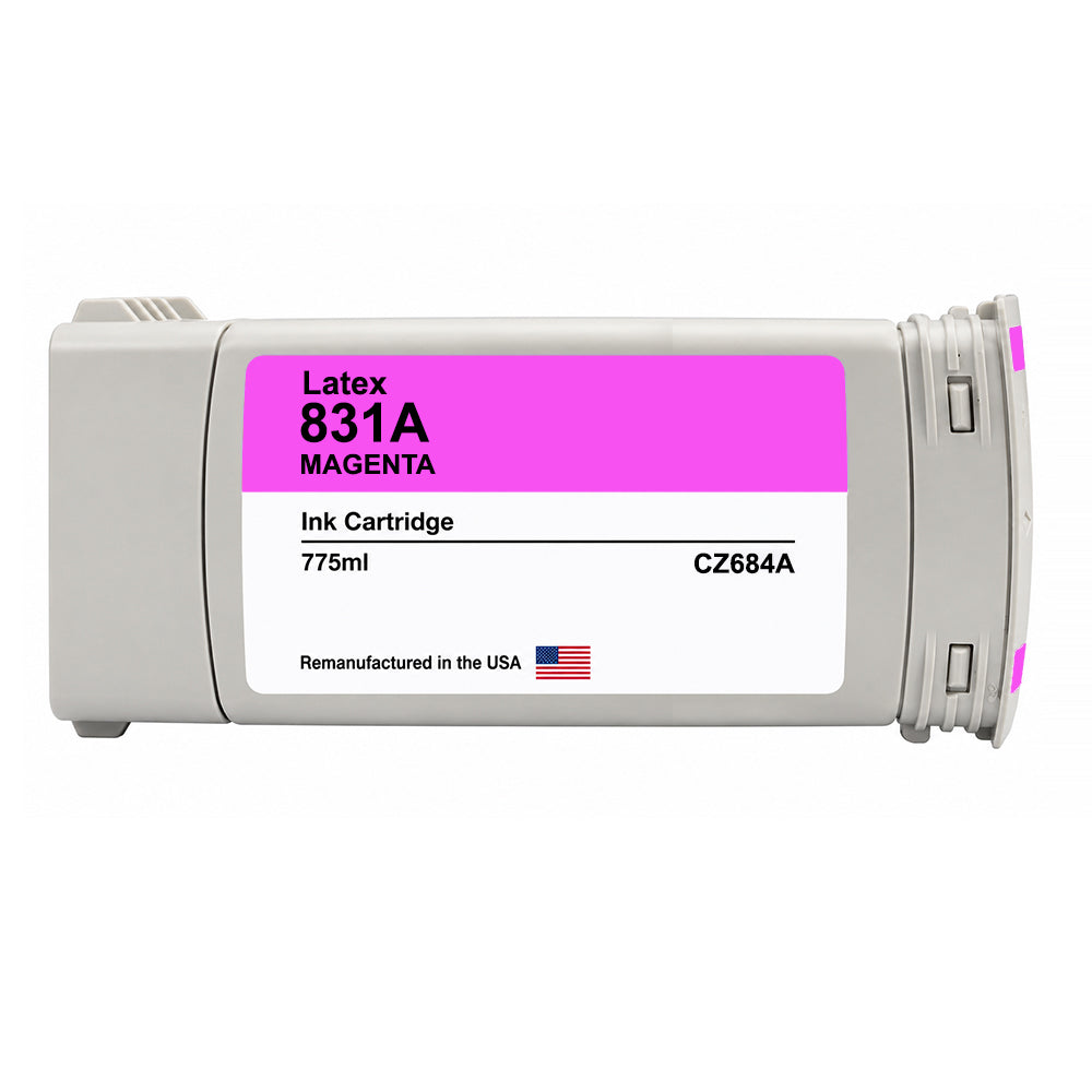 U.S. Remanufactured for HP 831A (CZ684A) Magenta Latex 775-ml Ink Cartridge
