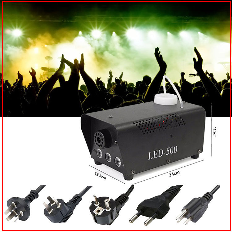 Mini LED Remote Fogger Ejector DJ Disco Colorful Smoke Machine for Christmas Party Stage Light