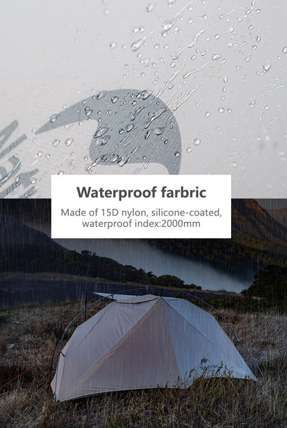 VIK Ultralight Waterproof Tent: Your Compact Shelter for Outdoor Adventures – Ideal for Solo or Duo Hiking, Camping, and Cycling Experiences