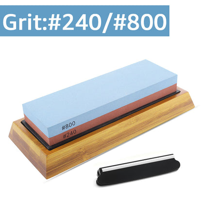 Pro-Grade 2-Stage Knife Sharpener Whetstone: 240-10000 Grit Sharpening Stones for Precision Kitchen Tool