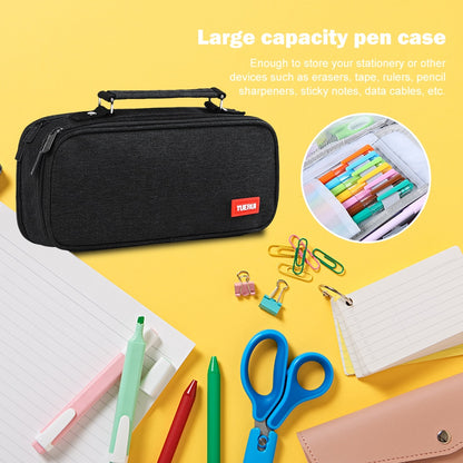 Large Capacity Pencil Case Scratch-proof Spacious Canvas Stationery Storage Bag School Box Pencils Pouch Organizer Students Gift