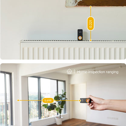 Smart Laser Tape Measure with OLED Display - 30M Range, App Connectivity for Drawing and Measurements