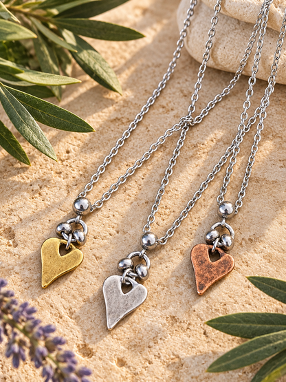 RUSTIC HEART NECKLACE