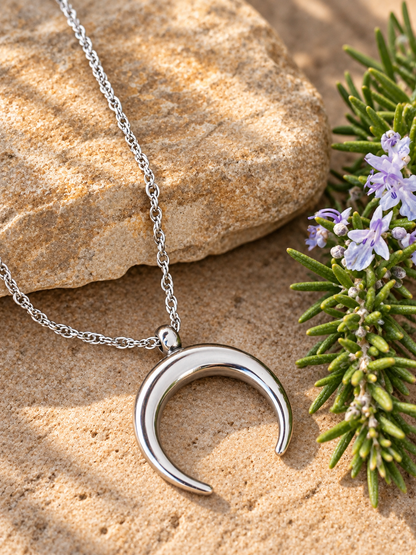 CRESCENT MOON NECKLACE