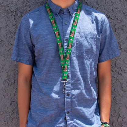 Lanyard - 1.0" - THE APOTHECARY DIARIES Maomao Grinding Pose and Title Logo Greens