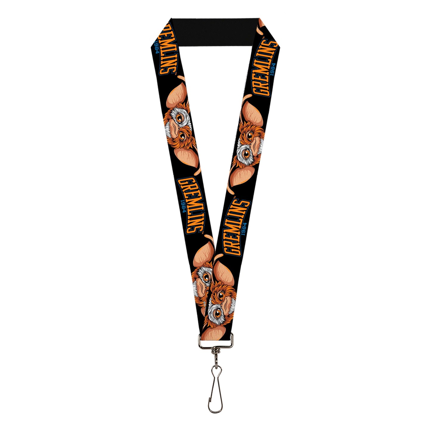 Lanyard - 1.0" - GREMLINS 1984 Gizmo Face Close-Up Black