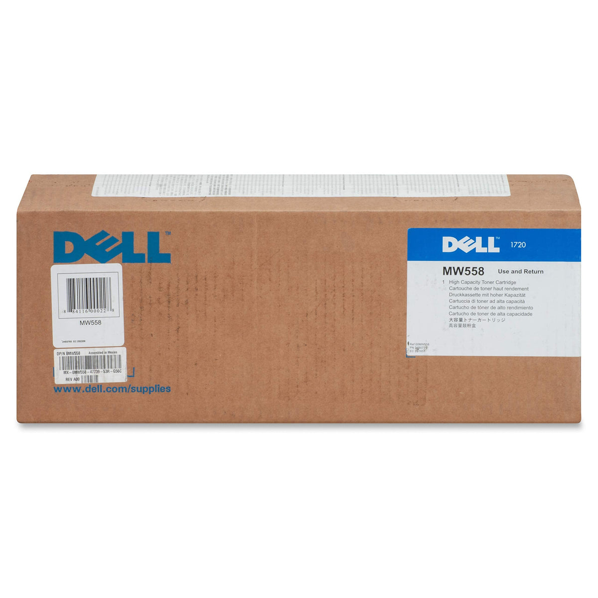 New, Pre-Owned - Dell 1720/1720dn Black Toner Cartridge, MW558