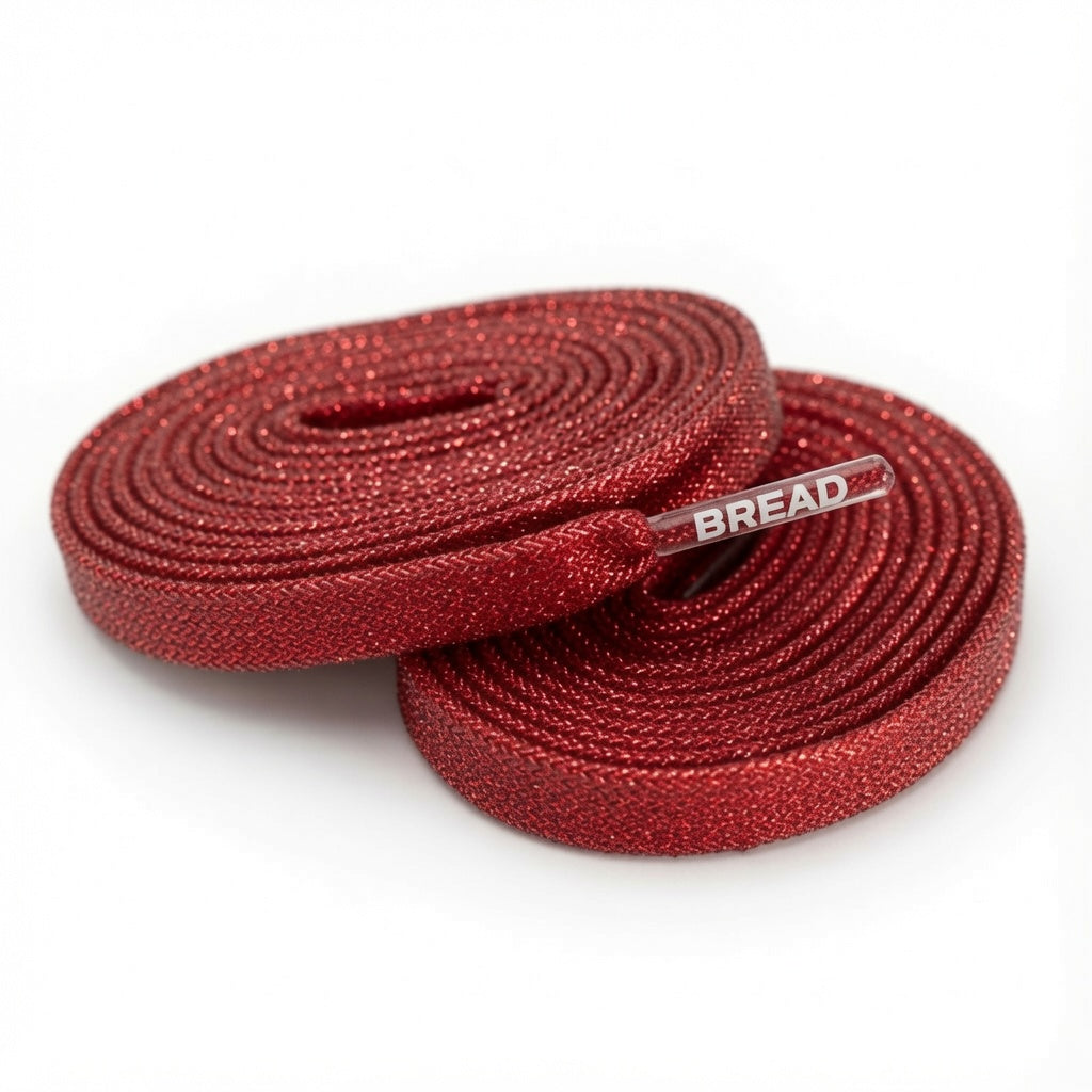 Sparkly Flat Bread Laces