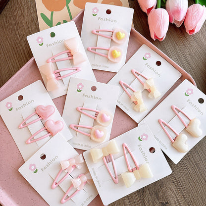 Sweet Bowknot Children Fringe Hairpin