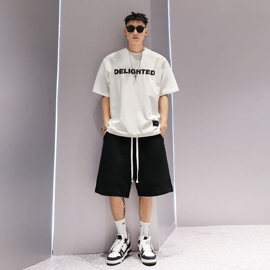 Versatile Half Sleeve Casual Couple T-shirt