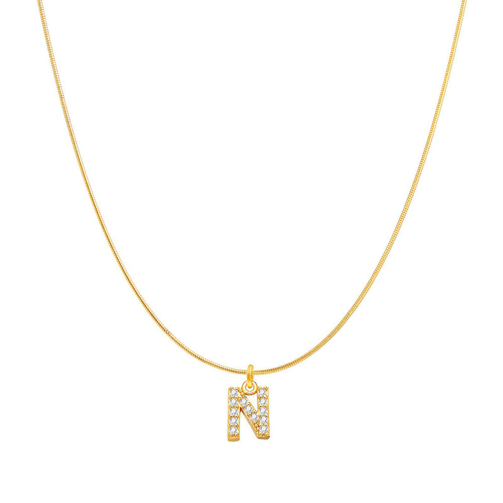 Fashion Personality Round Snake Clavicle Chain Female