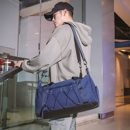 Korean-Style Large Capacity Denim Tote Bag