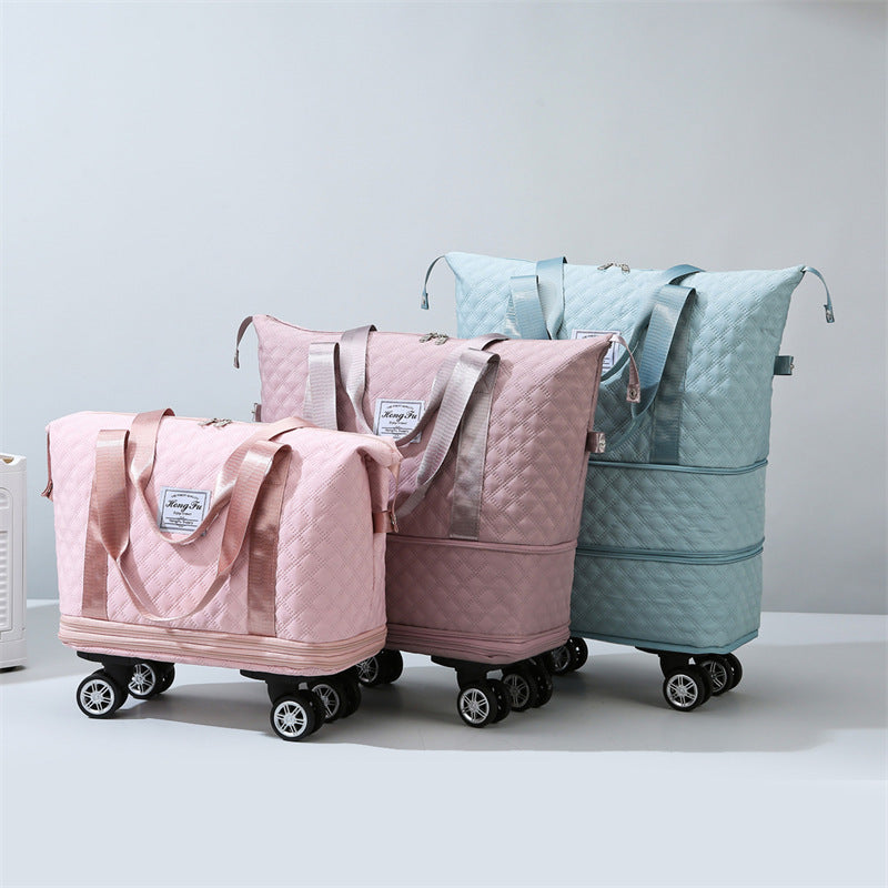 Rhombus Travel Bag: Lightweight, Large Capacity with Dry/Wet Separation