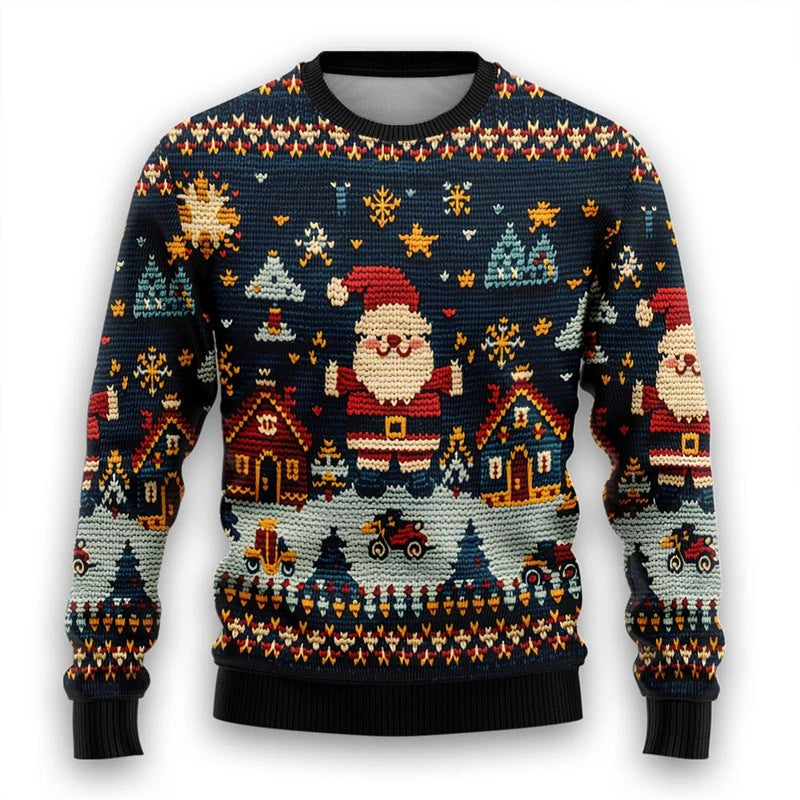 Fashion Personalized Christmas Thick Needle Sweater