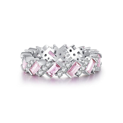 Zircon Full Diamond Sterling Silver Ring