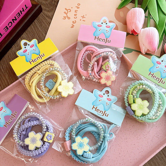 High Elastic Children's Flower Hairband