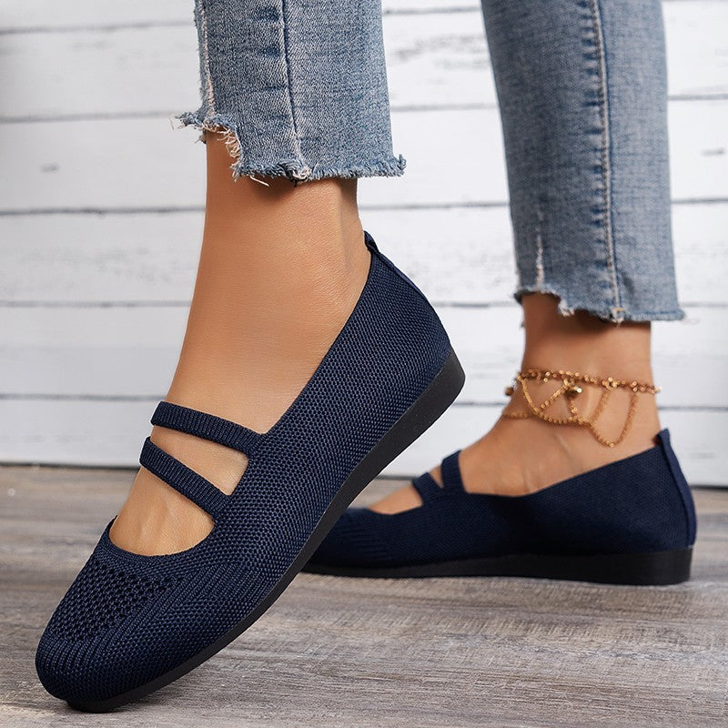 Fashionable Breathable Soft Bottom Mom Shoes