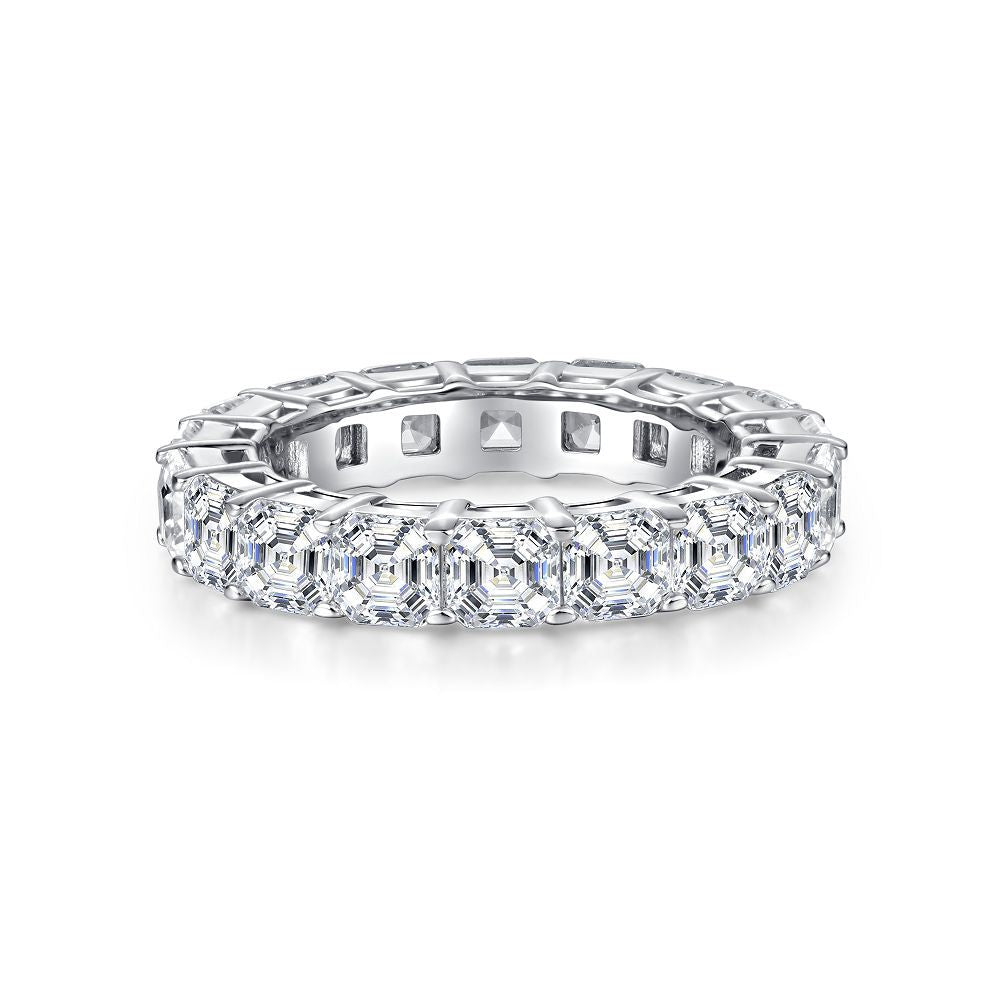 European Full Diamond S925 Sterling Silver Ring